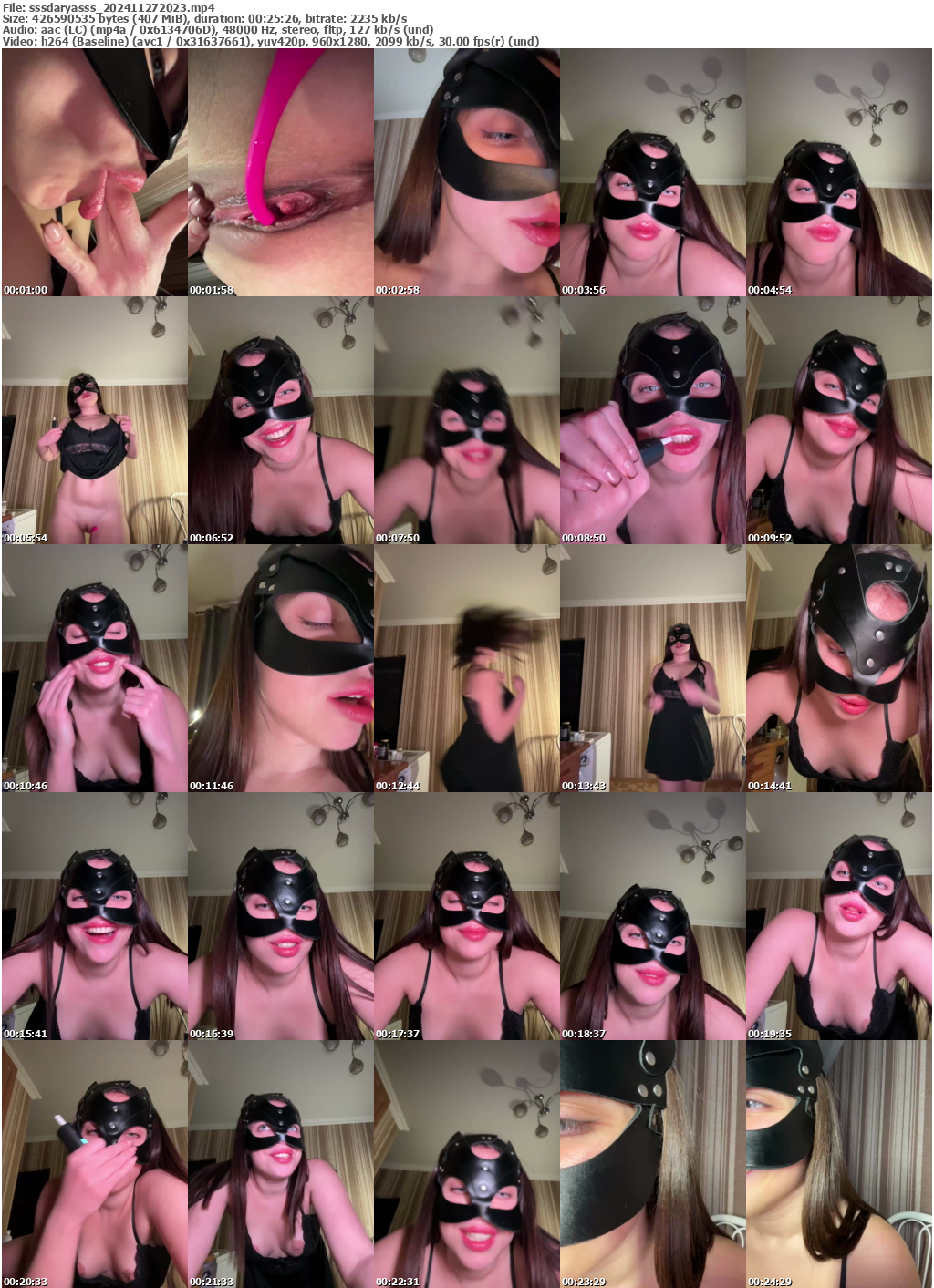 Preview thumb from sssdaryasss on 2024-11-27 @ bongacams