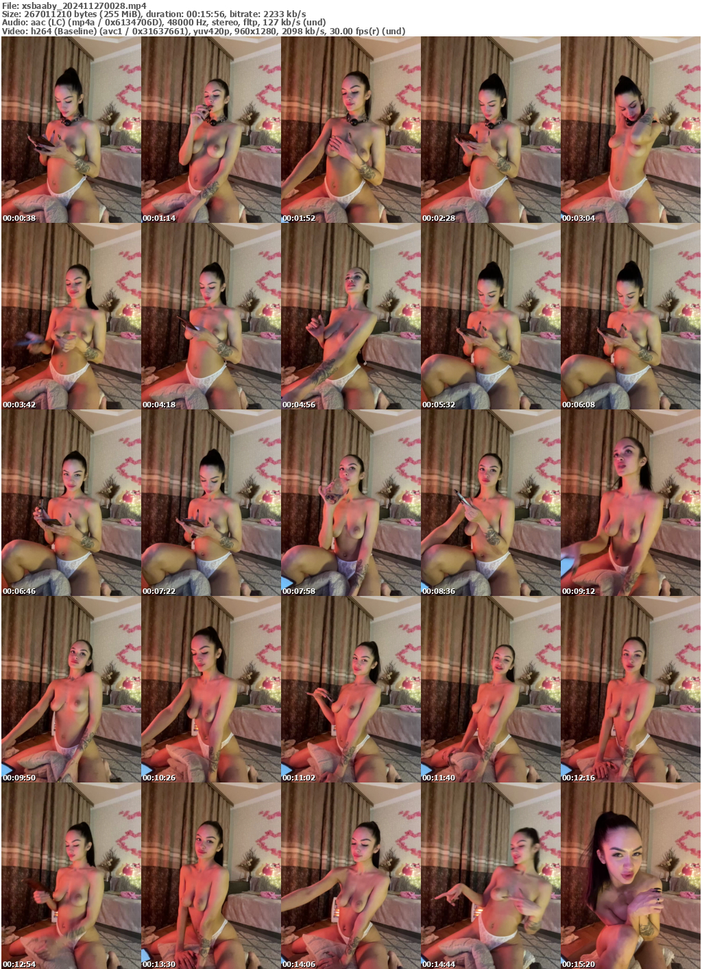 Preview thumb from xsbaaby on 2024-11-27 @ bongacams