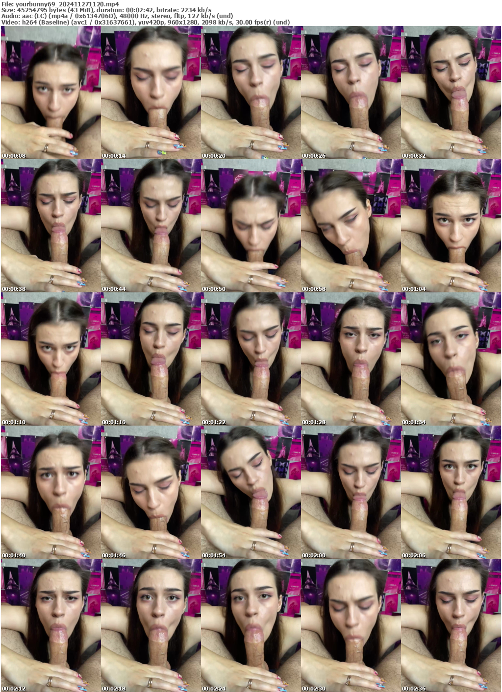 Preview thumb from yourbunny69 on 2024-11-27 @ bongacams