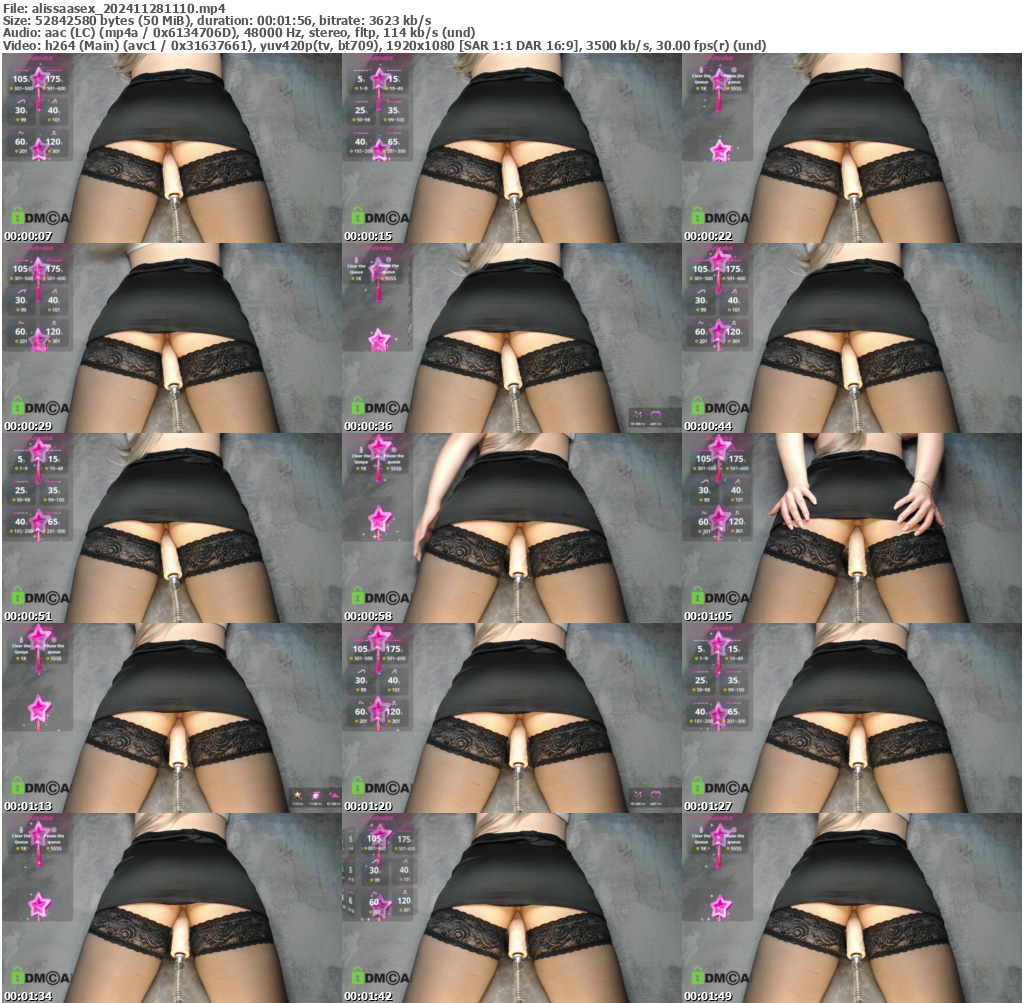 Preview thumb from alissaasex on 2024-11-28 @ bongacams