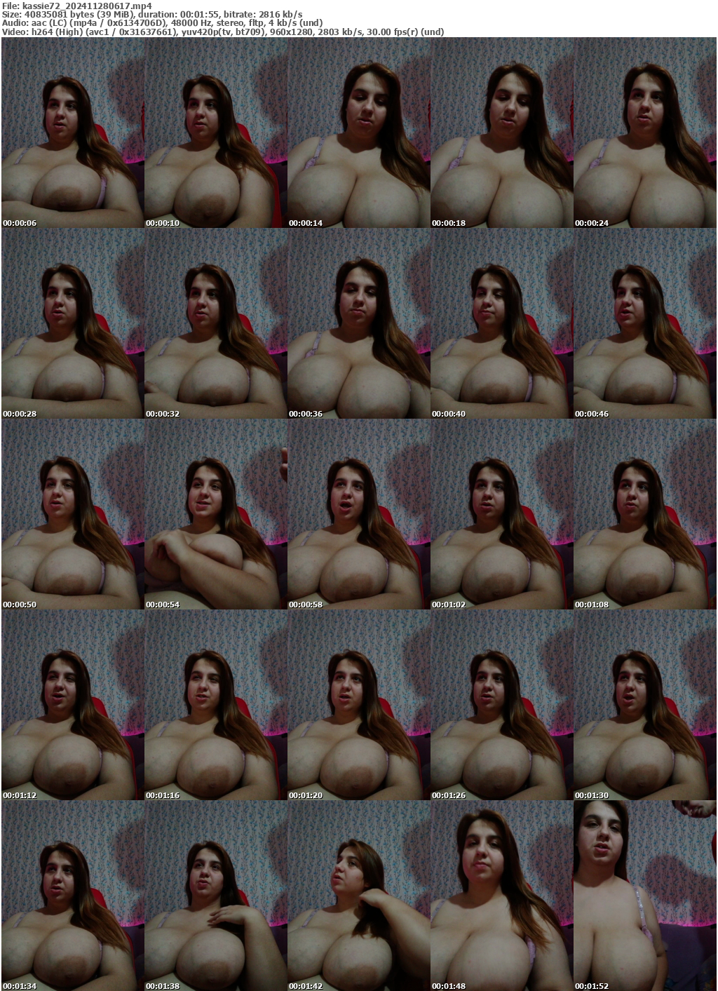 Preview thumb from kassie72 on 2024-11-28 @ bongacams