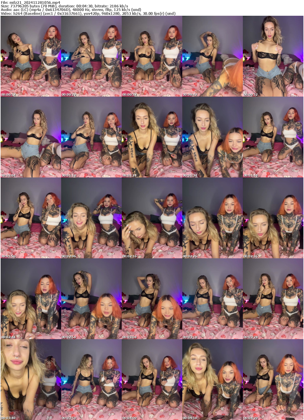 Preview thumb from milz21 on 2024-11-28 @ bongacams