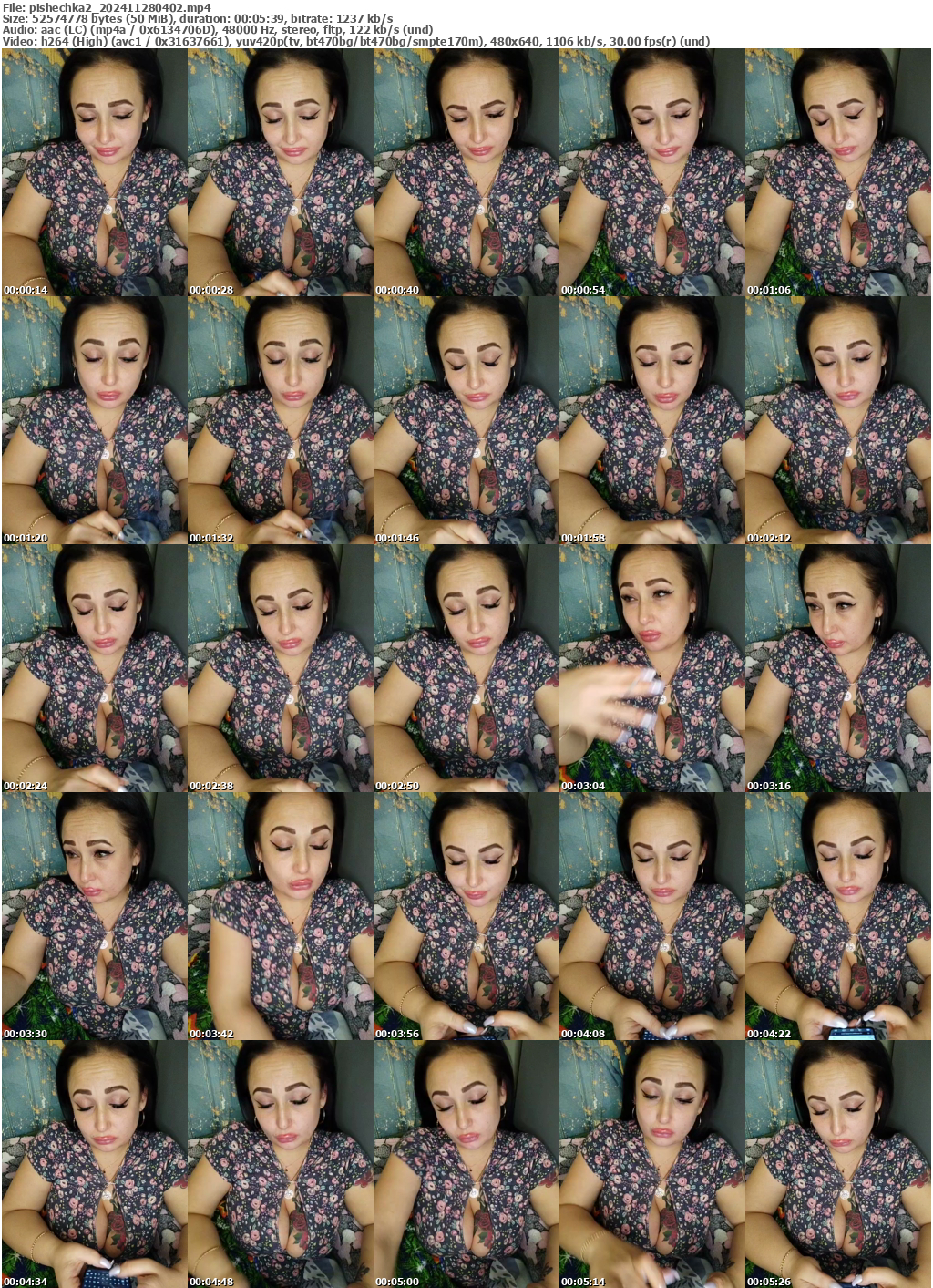 Preview thumb from pishechka2 on 2024-11-28 @ bongacams