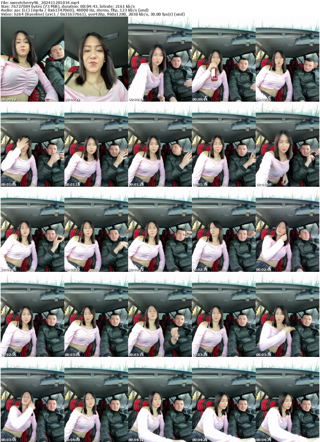 Preview thumb from sweetcherry96 on 2024-11-28 @ bongacams