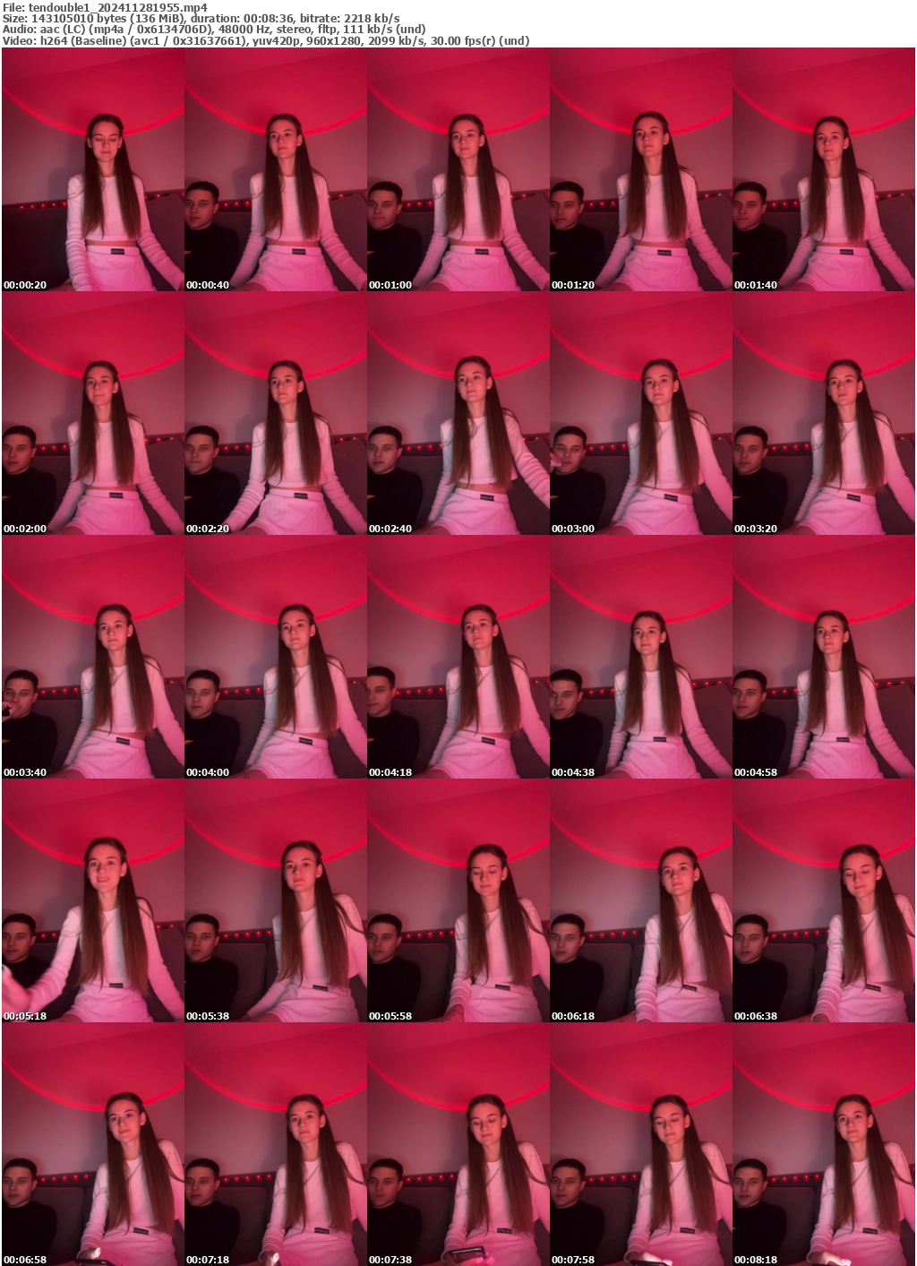 Preview thumb from tendouble1 on 2024-11-28 @ bongacams