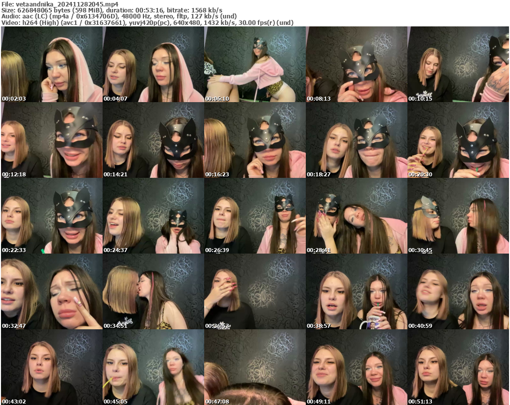 Preview thumb from vetaandnika on 2024-11-28 @ bongacams