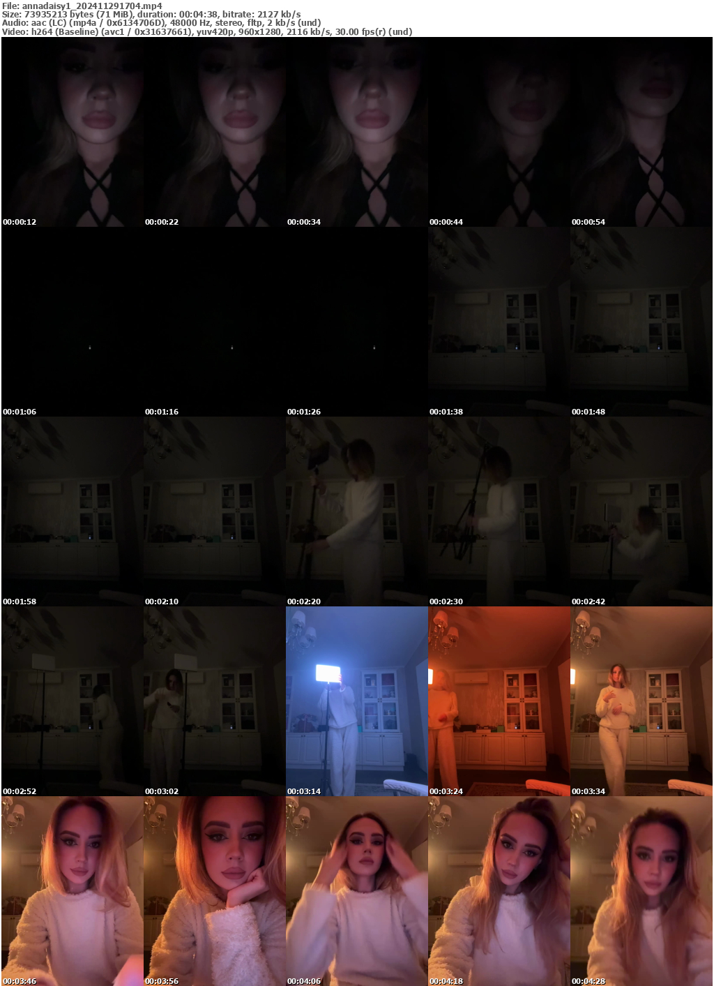 Preview thumb from annadaisy1 on 2024-11-29 @ bongacams