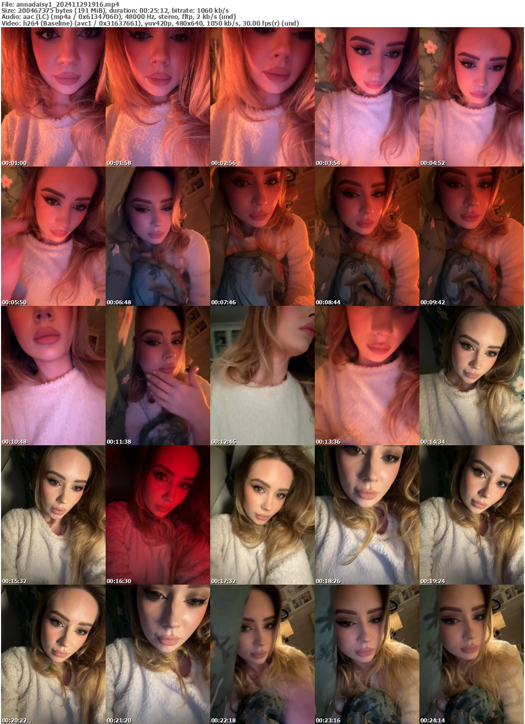 Preview thumb from annadaisy1 on 2024-11-29 @ bongacams