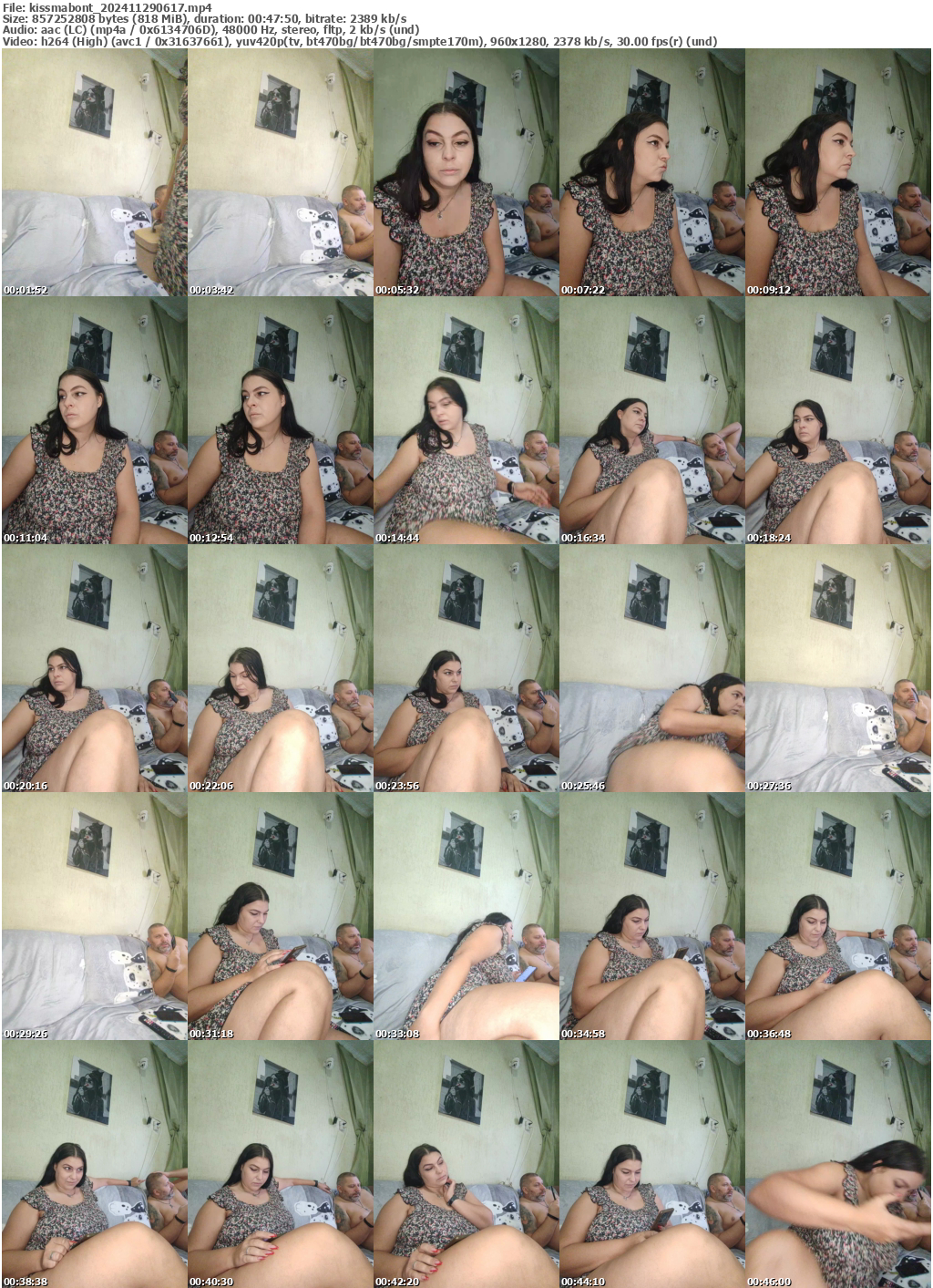 Preview thumb from kissmabont on 2024-11-29 @ bongacams