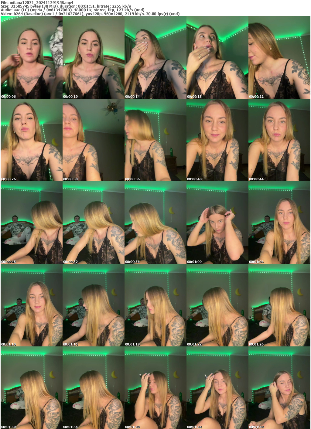 Preview thumb from milana12071 on 2024-11-29 @ bongacams