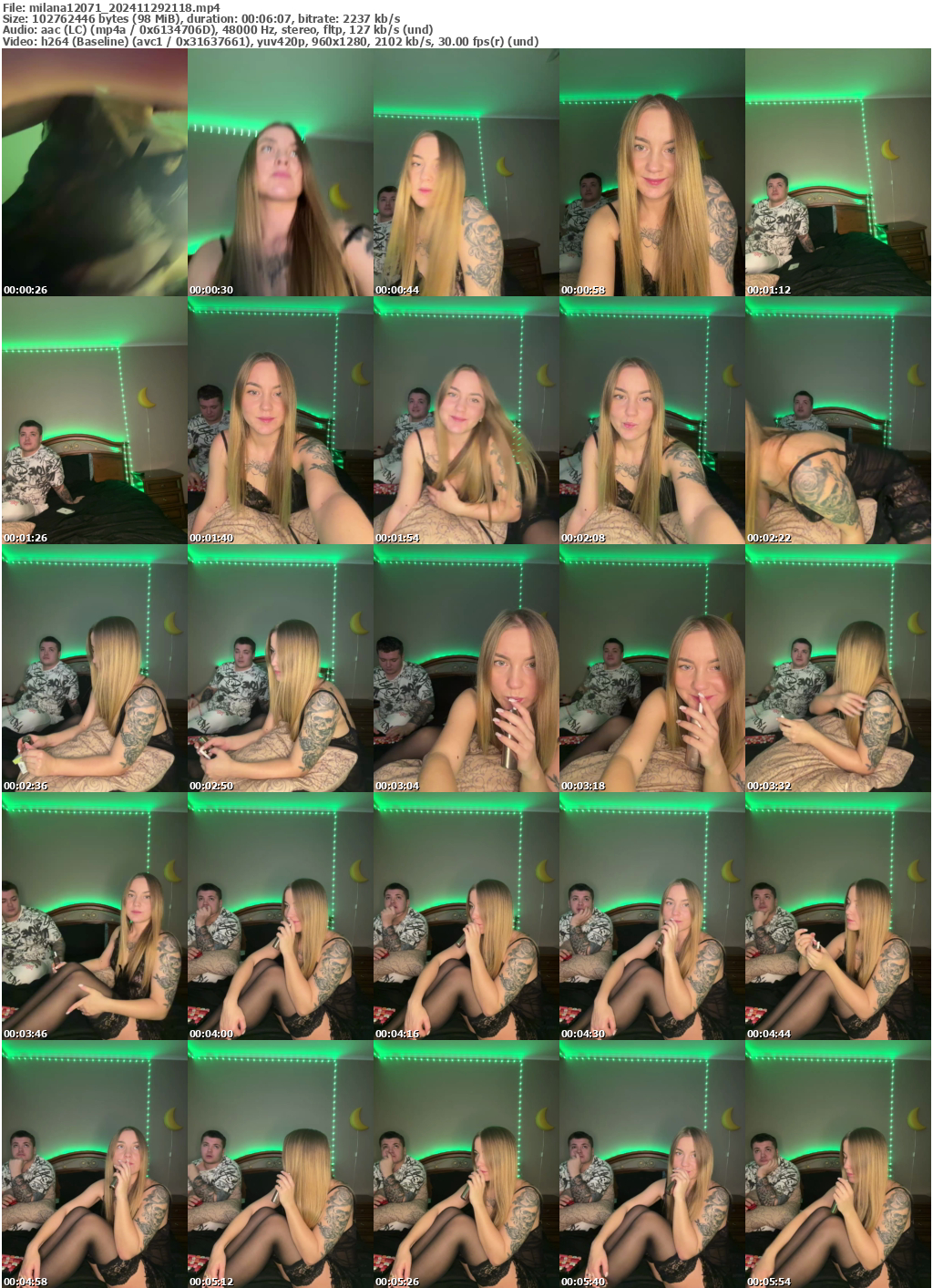 Preview thumb from milana12071 on 2024-11-29 @ bongacams