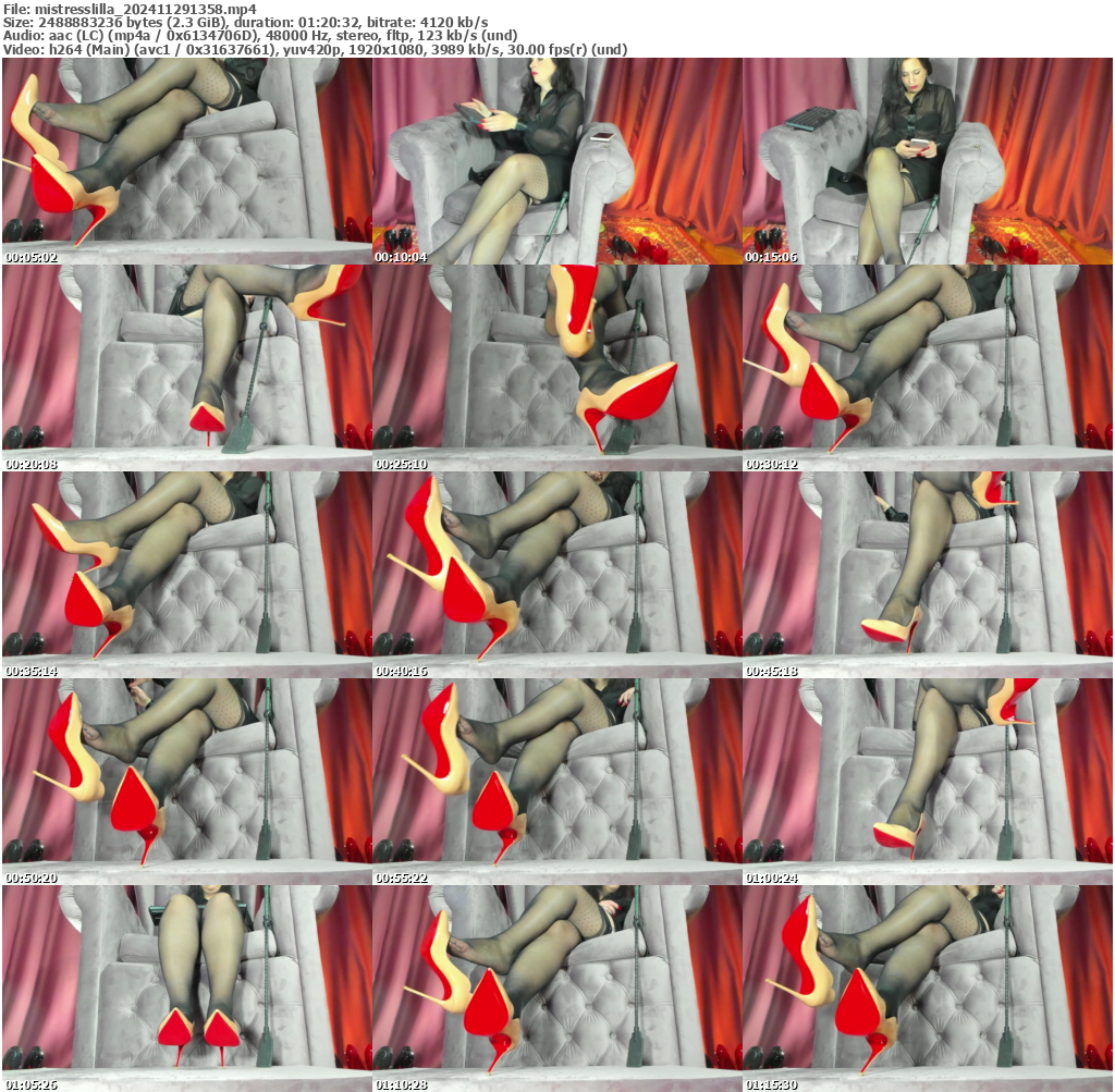 Preview thumb from mistresslilla on 2024-11-29 @ bongacams