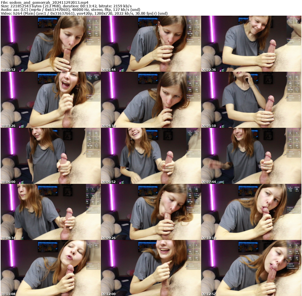 Preview thumb from sodom_and_gomorrah on 2024-11-29 @ bongacams