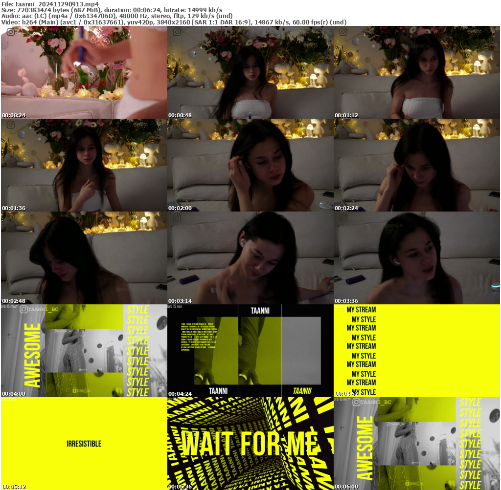 Preview thumb from taanni on 2024-11-29 @ bongacams