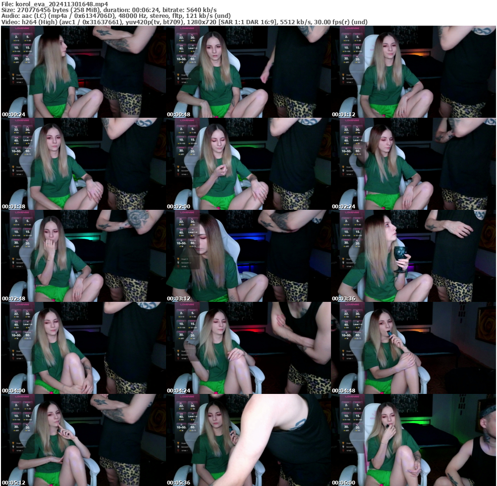 Preview thumb from korol_eva on 2024-11-30 @ bongacams