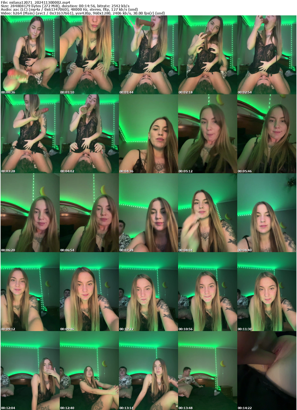 Preview thumb from milana12071 on 2024-11-30 @ bongacams