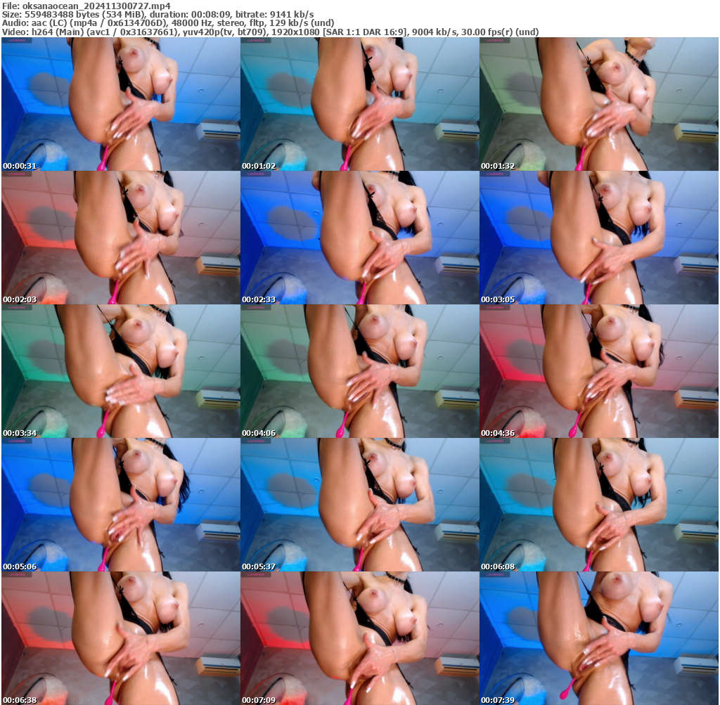 Preview thumb from oksanaocean on 2024-11-30 @ bongacams