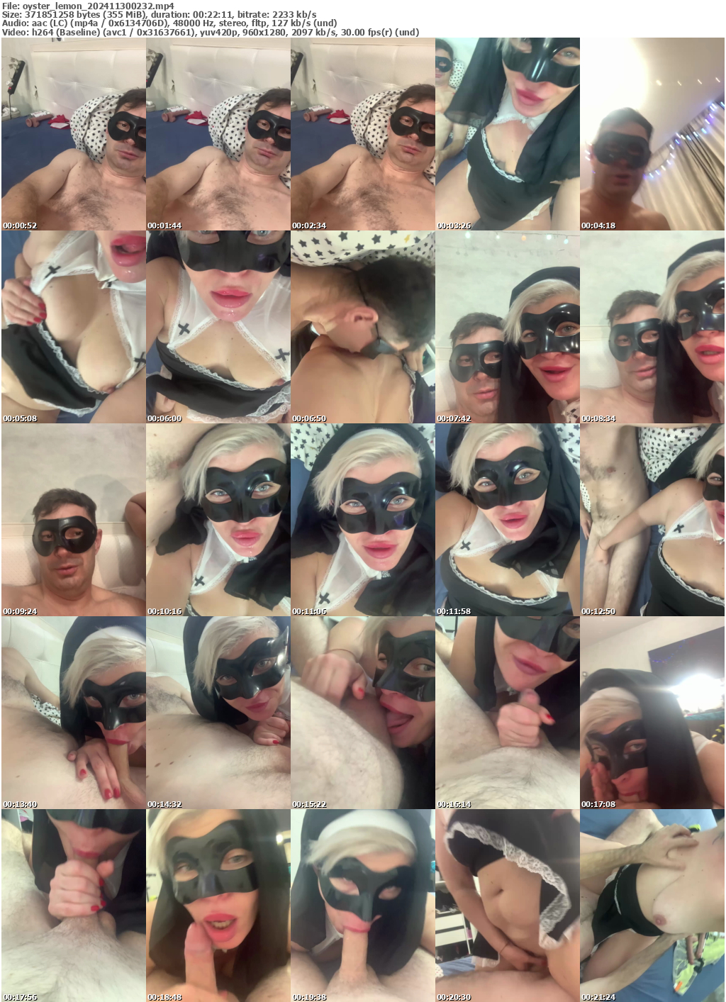 Preview thumb from oyster_lemon on 2024-11-30 @ bongacams