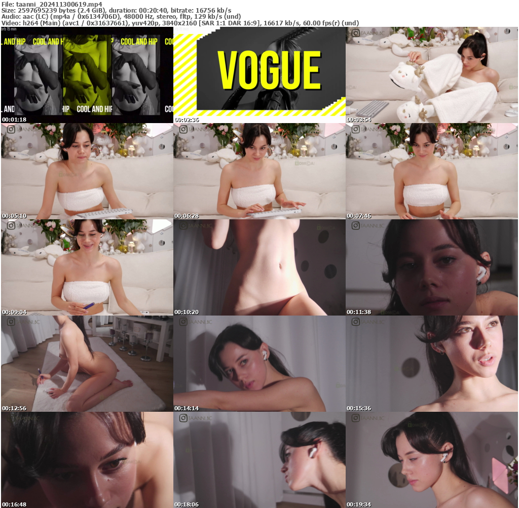 Preview thumb from taanni on 2024-11-30 @ bongacams