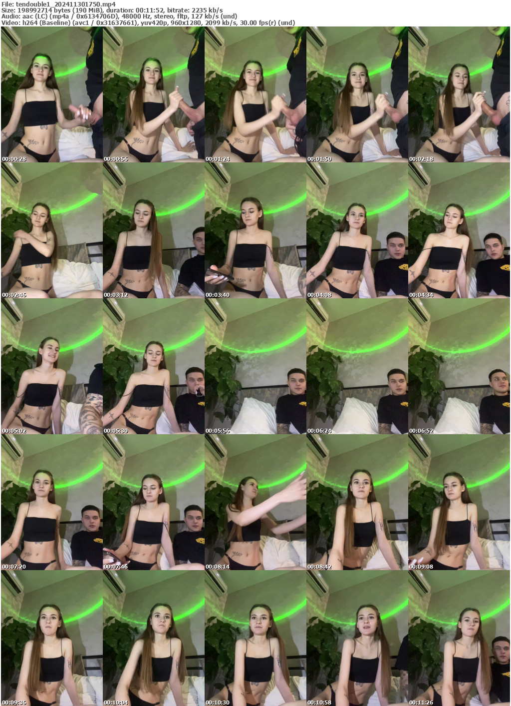 Preview thumb from tendouble1 on 2024-11-30 @ bongacams