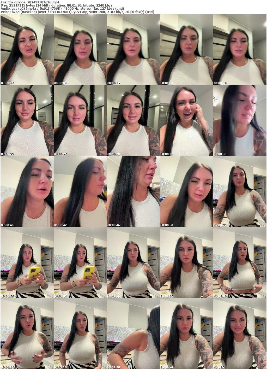 Preview thumb from tokionajoe on 2024-11-30 @ bongacams