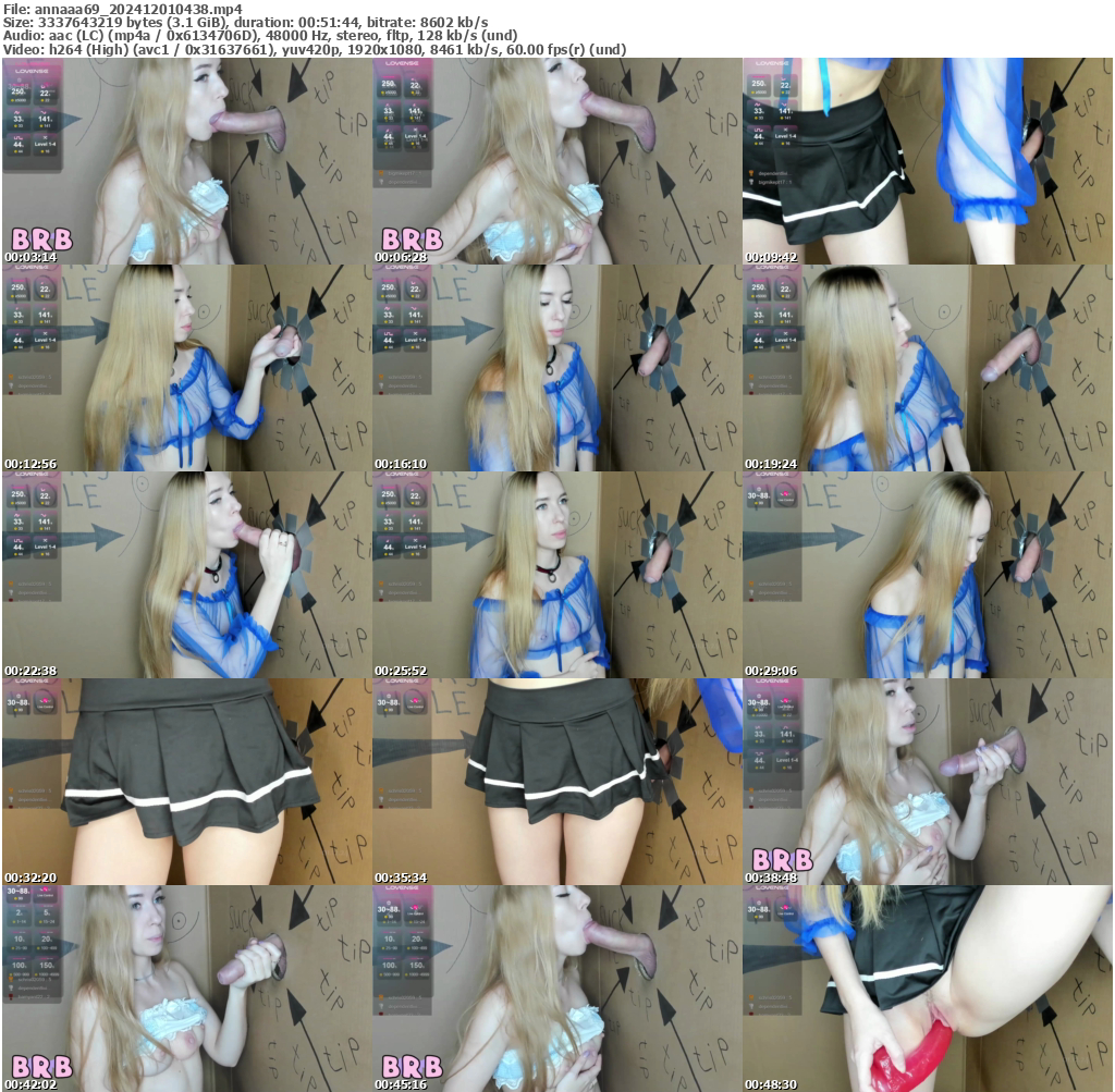 Preview thumb from annaaa69 on 2024-12-01 @ bongacams