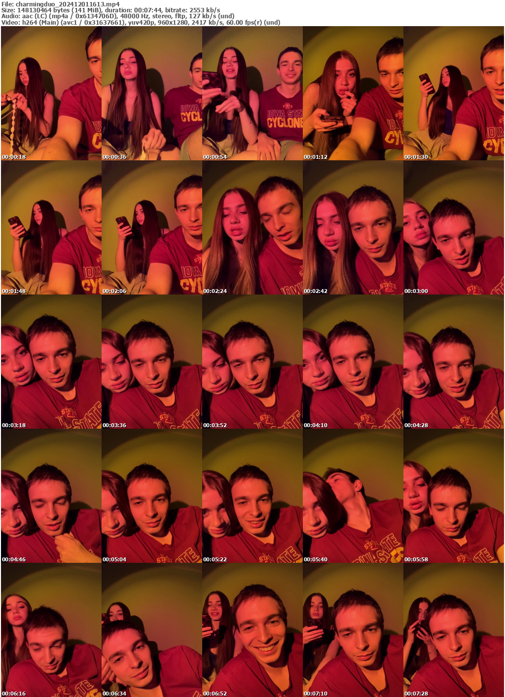 Preview thumb from charmingduo on 2024-12-01 @ bongacams