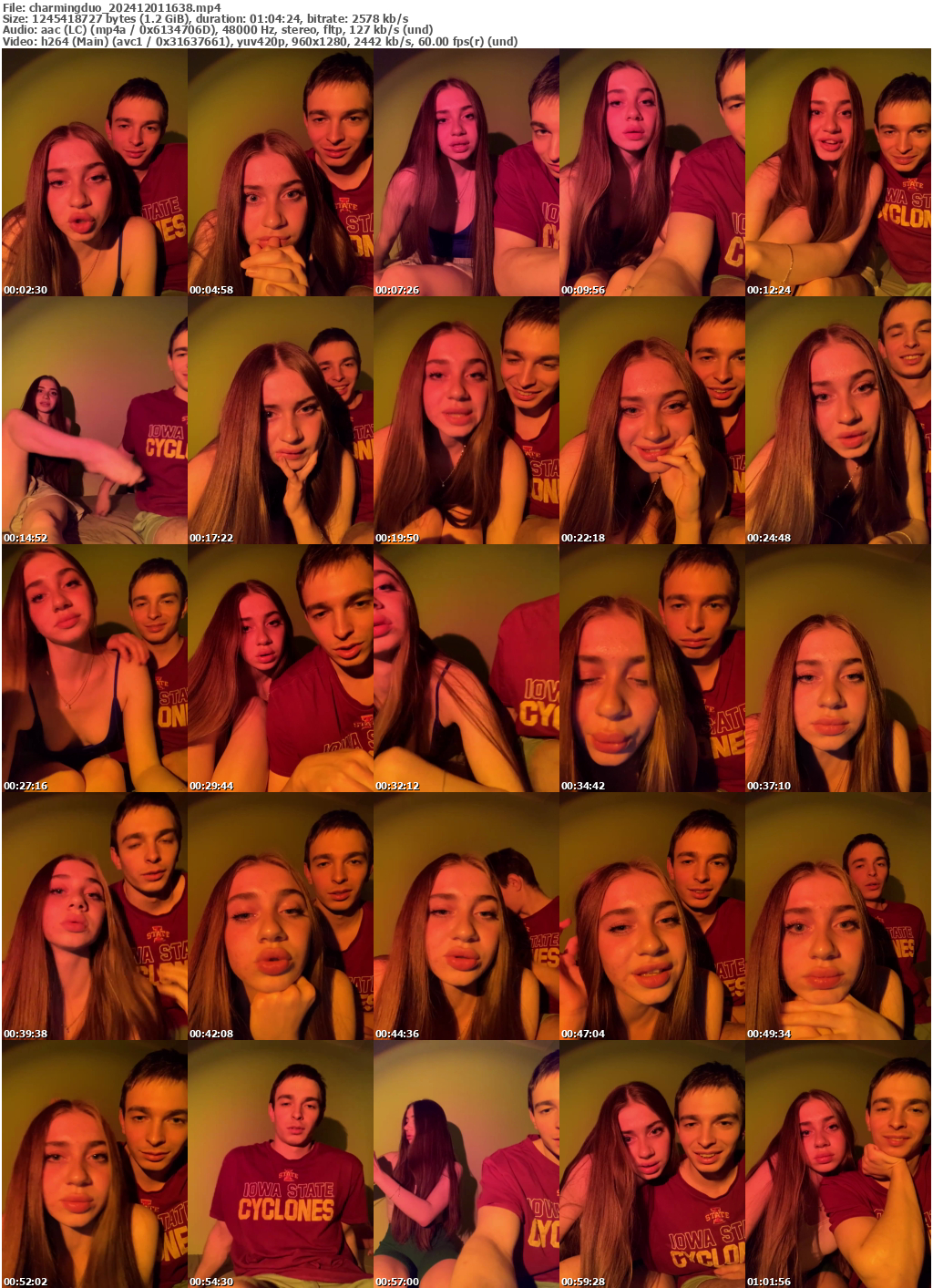 Preview thumb from charmingduo on 2024-12-01 @ bongacams