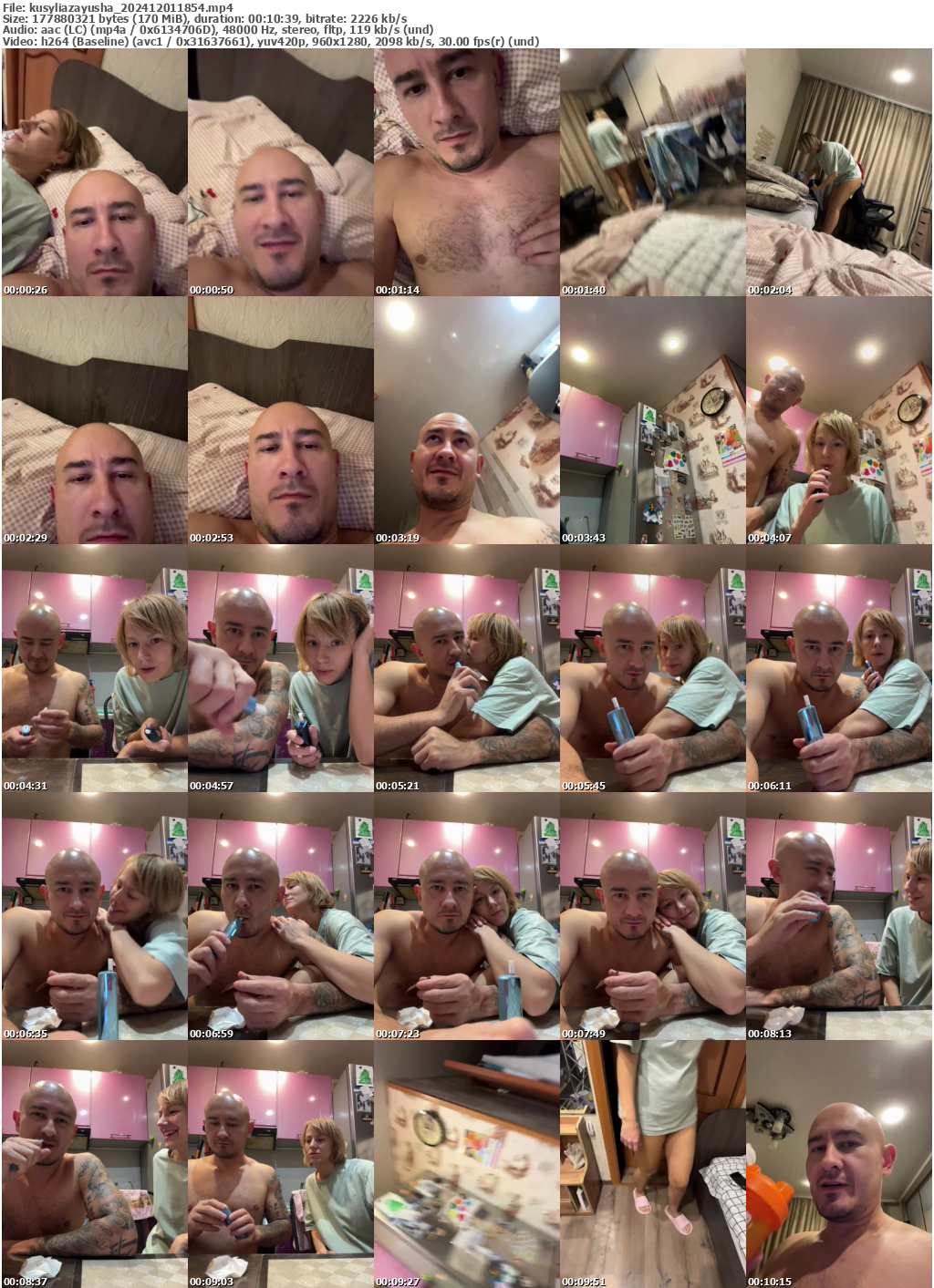 Preview thumb from kusyliazayusha on 2024-12-01 @ bongacams