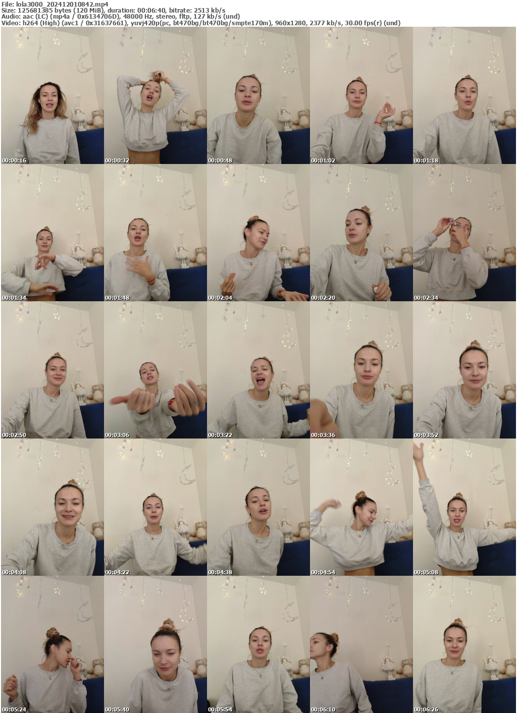 Preview thumb from lola3000 on 2024-12-01 @ bongacams