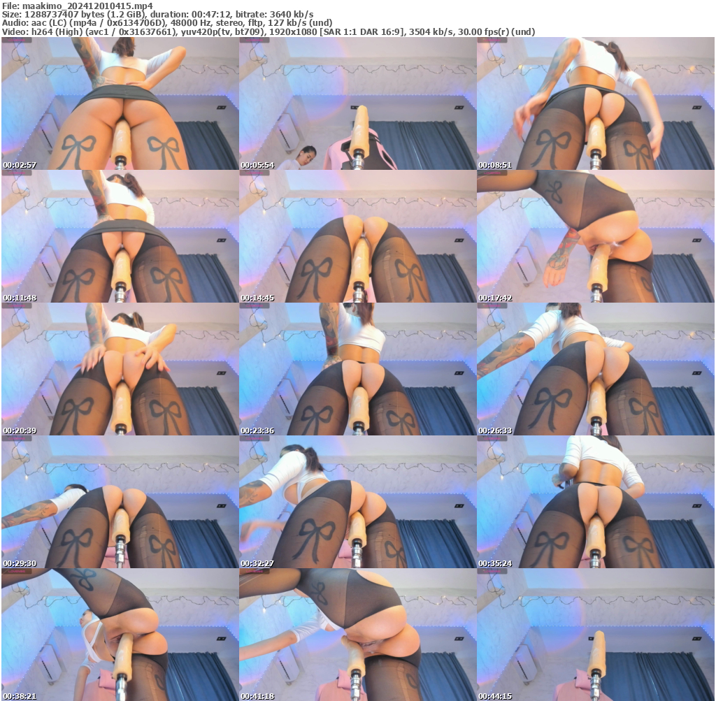 Preview thumb from maakimo on 2024-12-01 @ bongacams