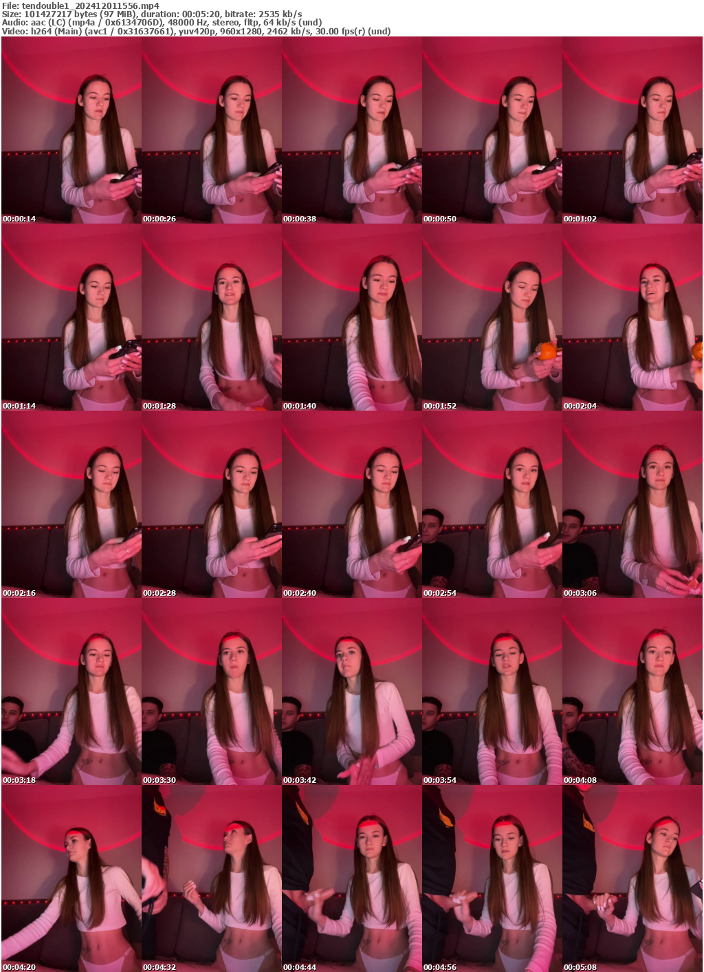 Preview thumb from tendouble1 on 2024-12-01 @ bongacams