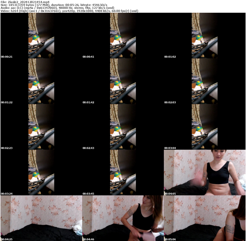 Preview thumb from 2laski2 on 2024-12-02 @ bongacams