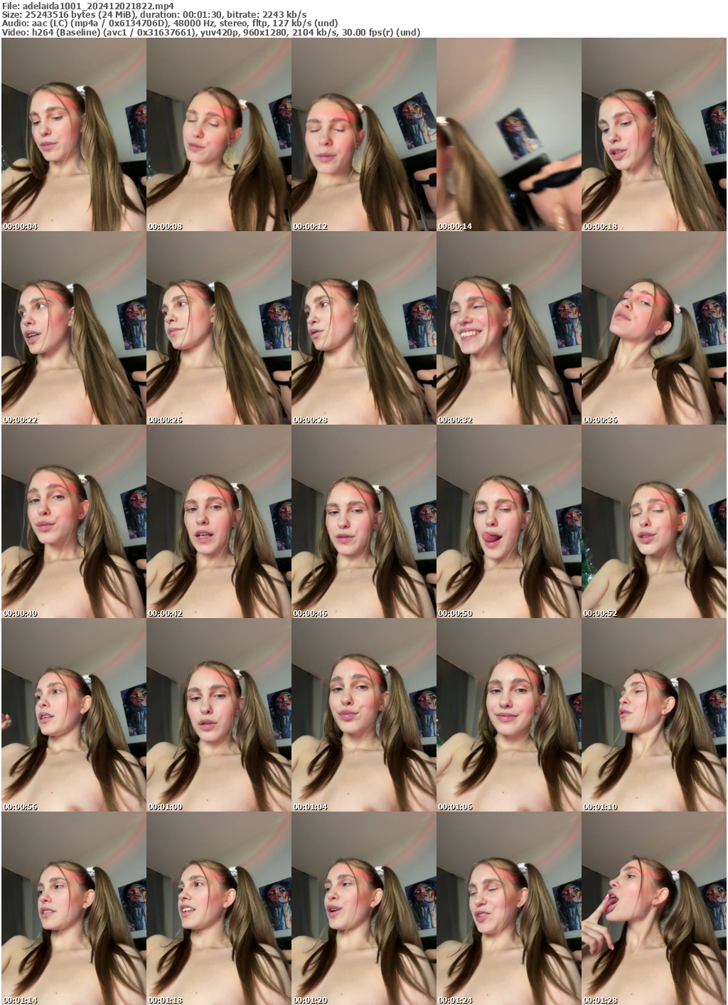 Preview thumb from adelaida1001 on 2024-12-02 @ bongacams