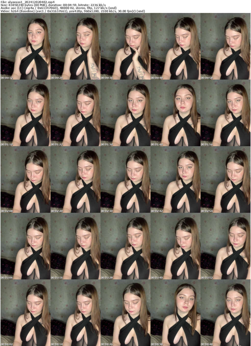 Preview thumb from alyavass1 on 2024-12-02 @ bongacams