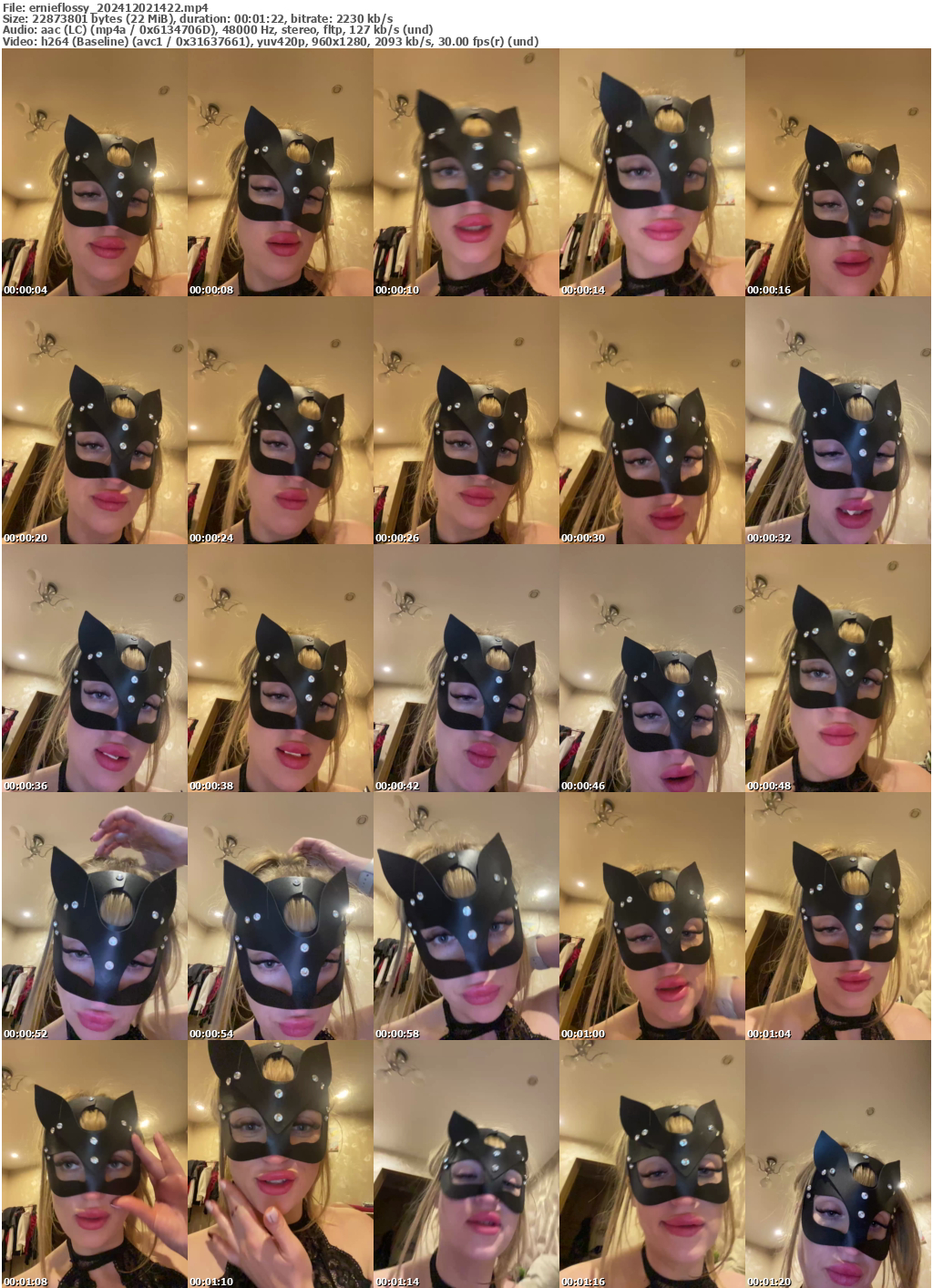 Preview thumb from ernieflossy on 2024-12-02 @ bongacams