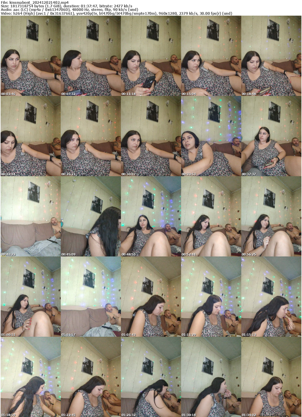 Preview thumb from kissmabont on 2024-12-02 @ bongacams