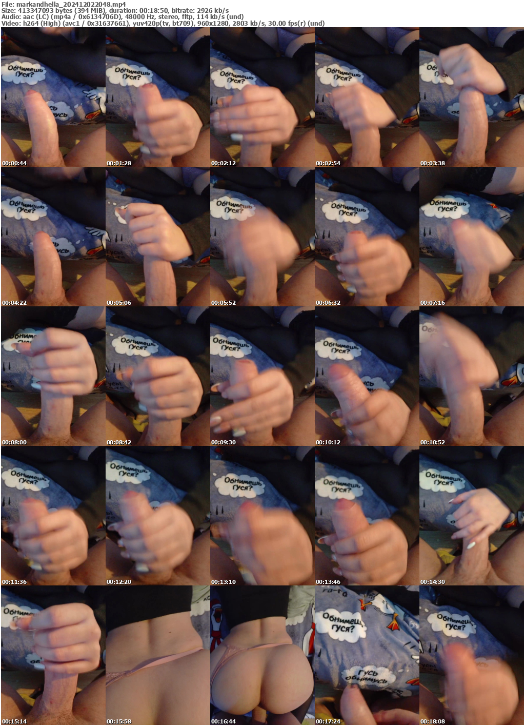 Preview thumb from markandhella on 2024-12-02 @ bongacams