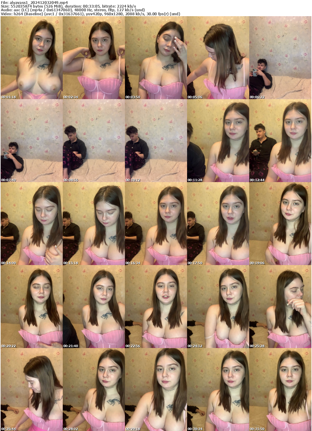 Preview thumb from alyavass1 on 2024-12-03 @ bongacams