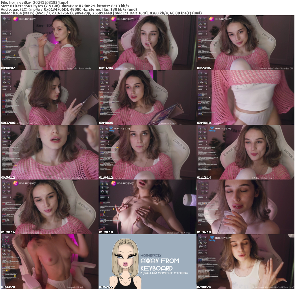 Preview thumb from hor_neyj0zy on 2024-12-03 @ bongacams