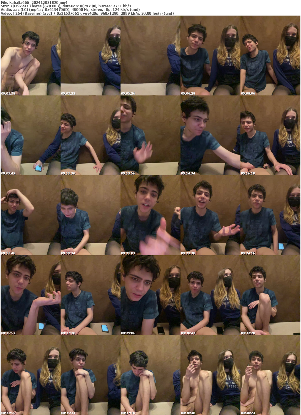 Preview thumb from kaballa666 on 2024-12-03 @ bongacams