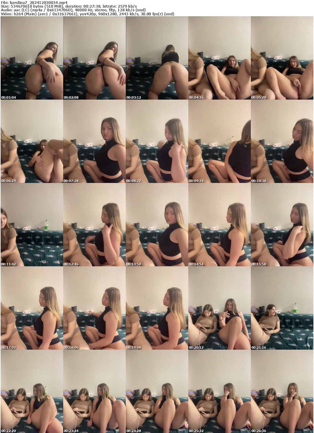 Preview thumb from karolina7 on 2024-12-03 @ bongacams