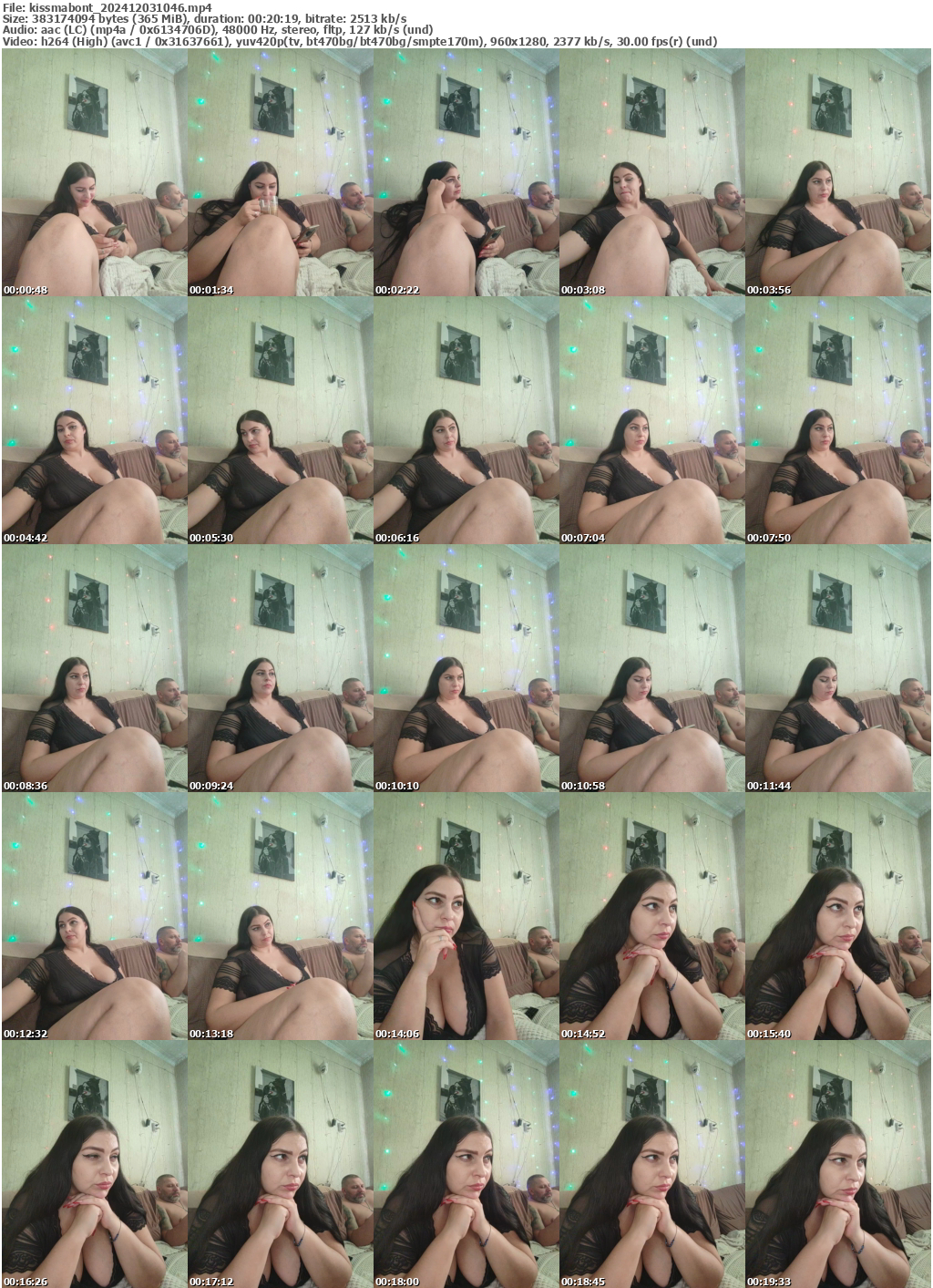 Preview thumb from kissmabont on 2024-12-03 @ bongacams