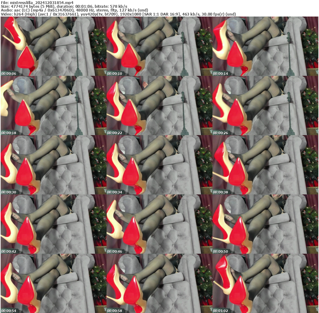 Preview thumb from mistresslilla on 2024-12-03 @ bongacams