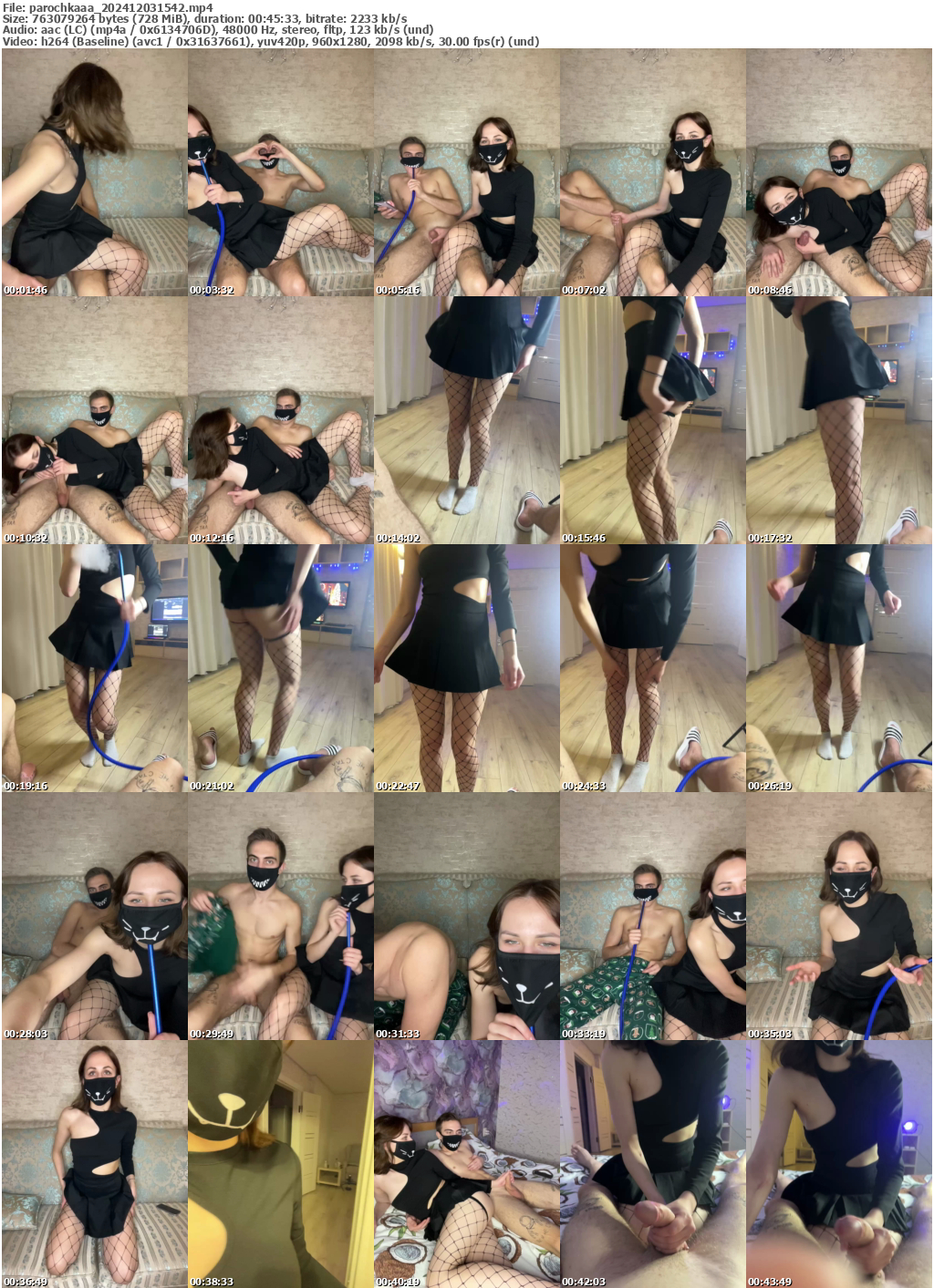 Preview thumb from parochkaaa on 2024-12-03 @ bongacams