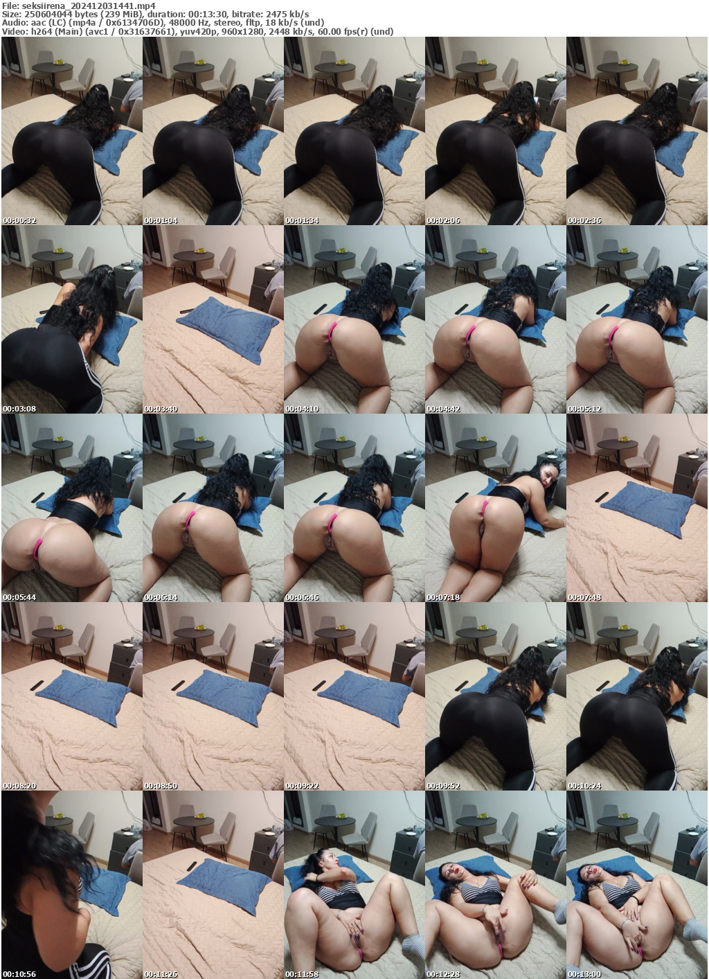 Preview thumb from seksiirena on 2024-12-03 @ bongacams