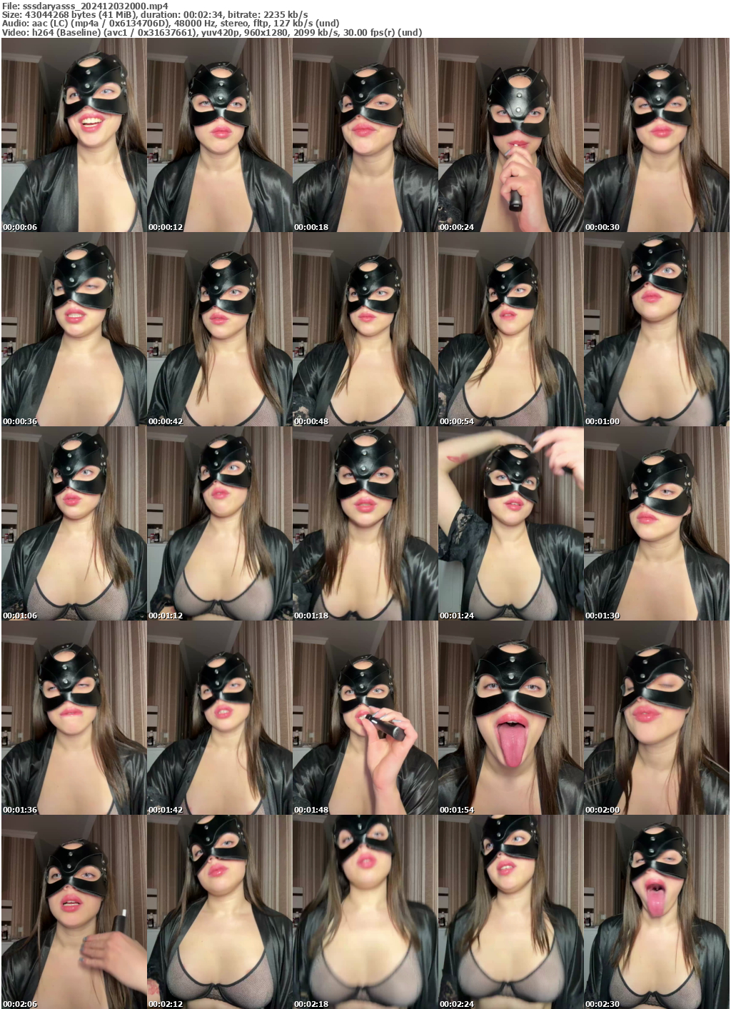 Preview thumb from sssdaryasss on 2024-12-03 @ bongacams