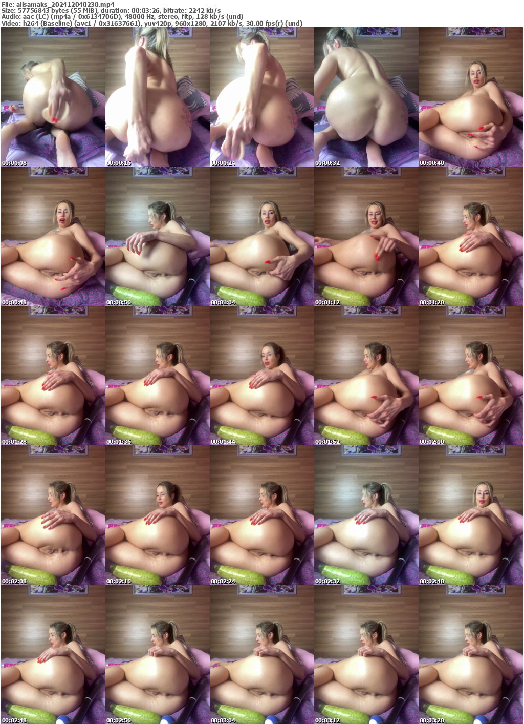 Preview thumb from alisamaks on 2024-12-04 @ bongacams