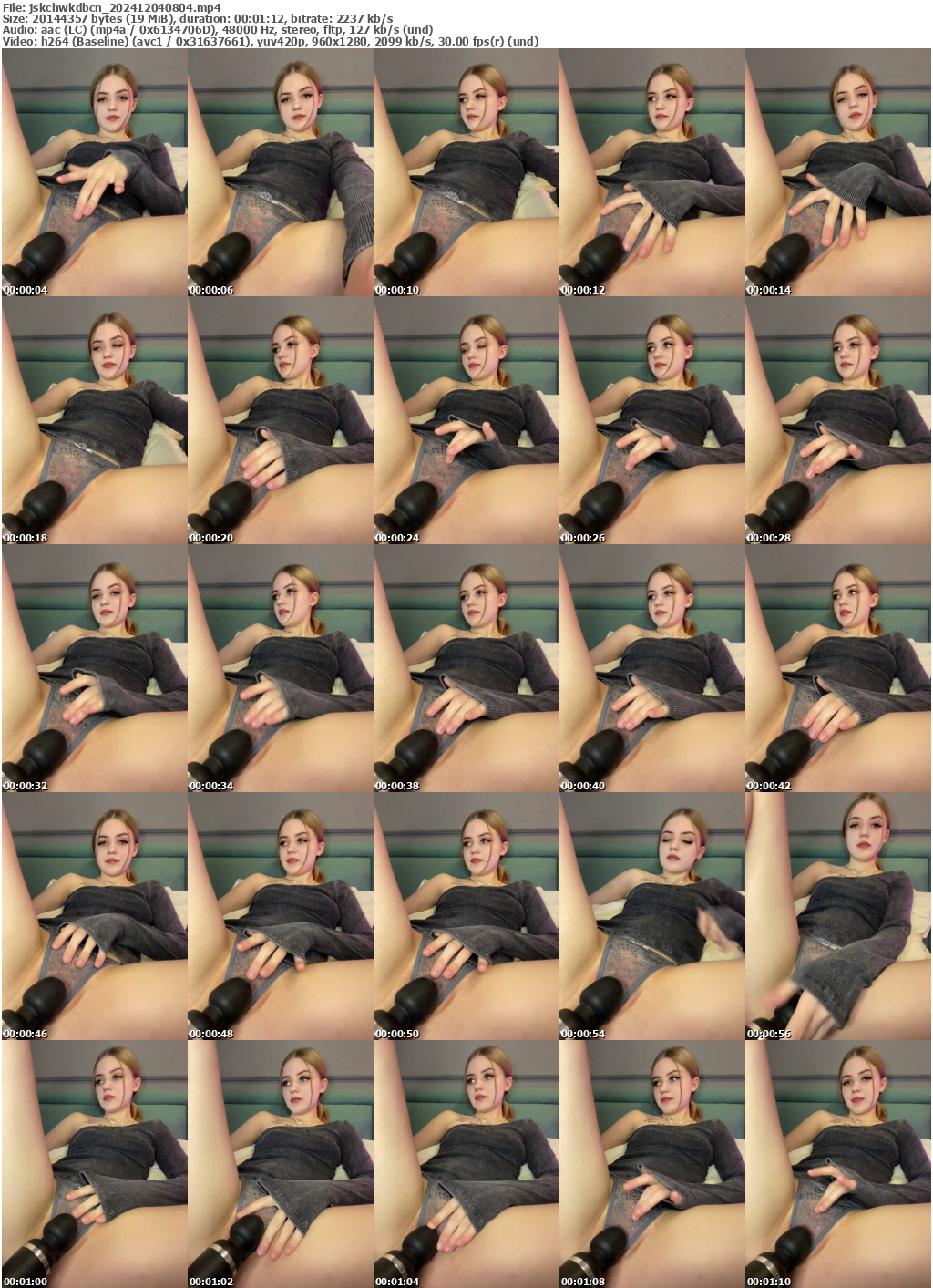 Preview thumb from jskchwkdbcn on 2024-12-04 @ bongacams