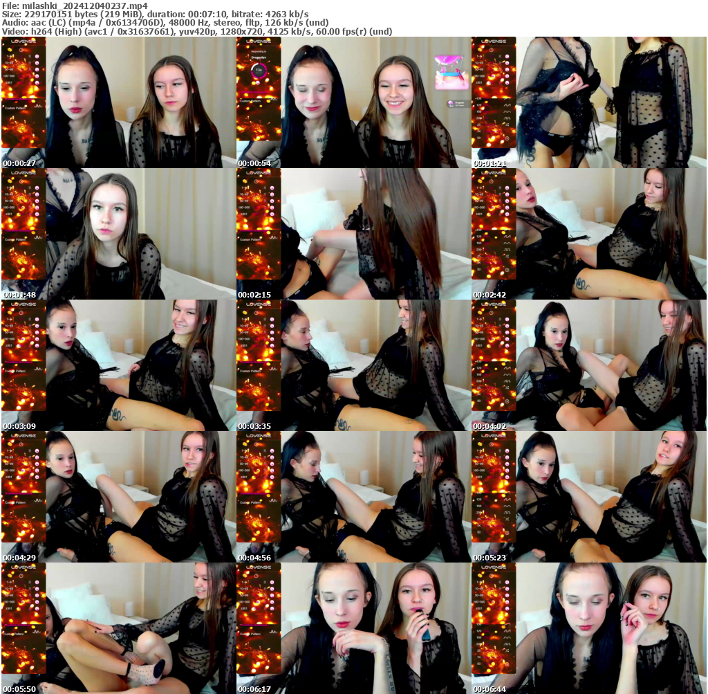 Preview thumb from milashki on 2024-12-04 @ bongacams